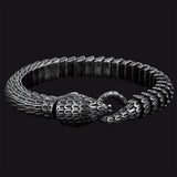 Viking Snake Jörmungandr Bracelet Stainless Steel Bangle Bracelet