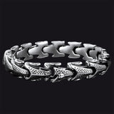Chunky Dragon Chain Bracelet for Men in Stainless Steel