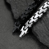 Chunky Dragon Chain Bracelet for Men in Stainless Steel