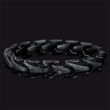Chunky Dragon Chain Bracelet for Men in Stainless Steel