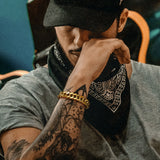 Thick Cuban Link Bracelet for Men in Stainless Steel