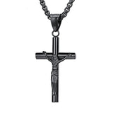 Flash Sale Christian Savior Cross Necklace for Man