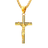 Flash Sale Christian Savior Cross Necklace for Man