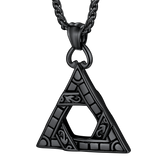 Flash Sale Gothic Triangle Necklace Pendant Necklace for Man