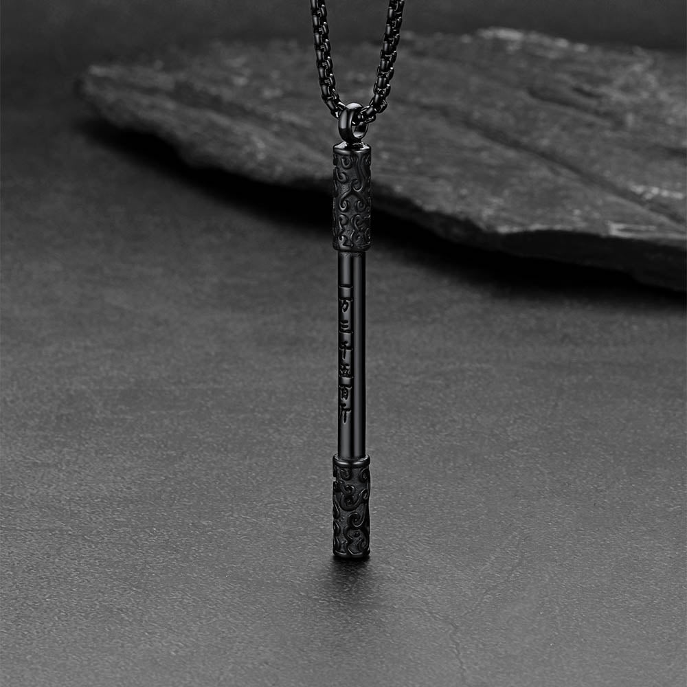 Monkey King Ruyi Jingu Bang Bar Necklace for Men