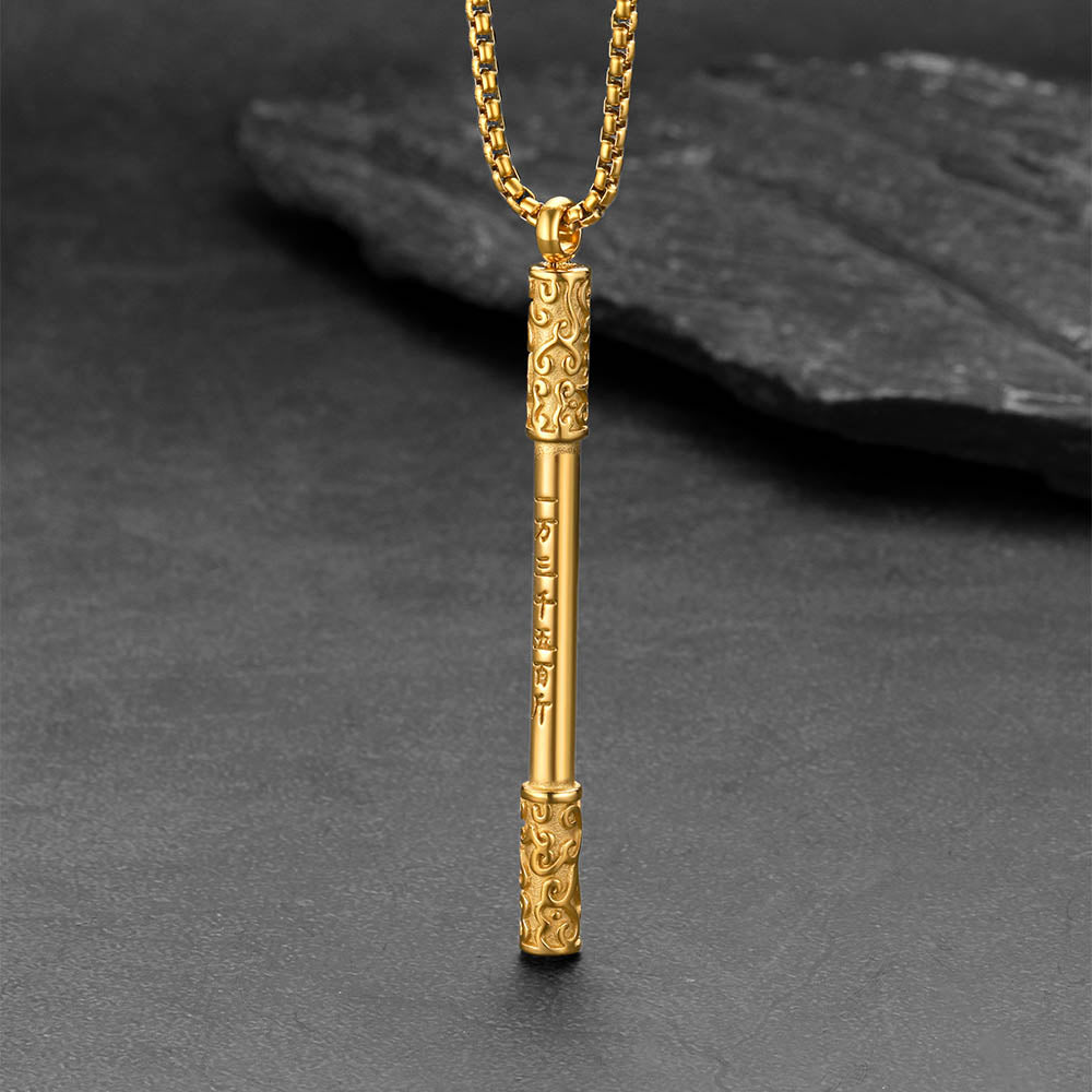 Monkey King Ruyi Jingu Bang Bar Necklace for Men
