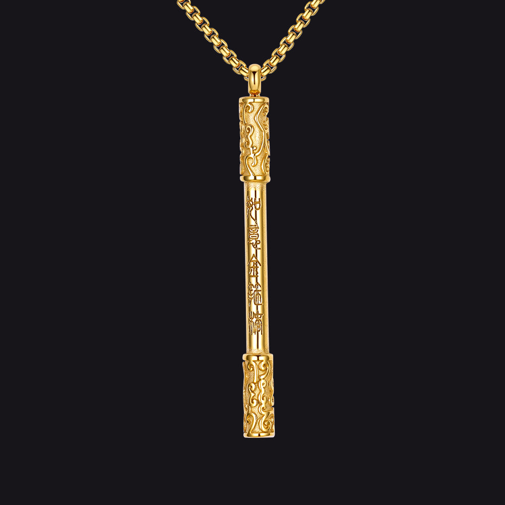 Monkey King Ruyi Jingu Bang Bar Necklace for Men