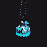 Halloween Glow in the Dark Pumpkin Pendant Necklace Gift