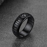Flash Sale Norse Viking Runes Ring Stainless Steel Ring for Men