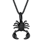 Celtic Knot Scorpion Pendant Necklace for Men