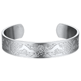 Custom Celtic Knot Cuff Bracelet Bangle for Men Women